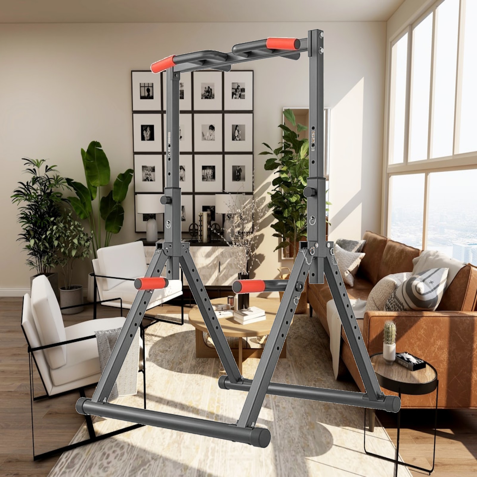 Home Bar And Gym - Adjustable Children Pull Up Bar Foam