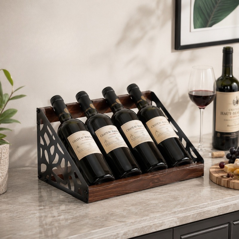 Home Bar Wooden Wine Rack Wine - Home Bar Shelves recension och pris
