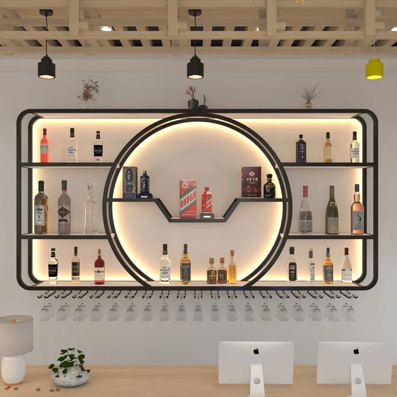 Wine Nightclub Display Cabinet - Home Bar Shelves recension och pris