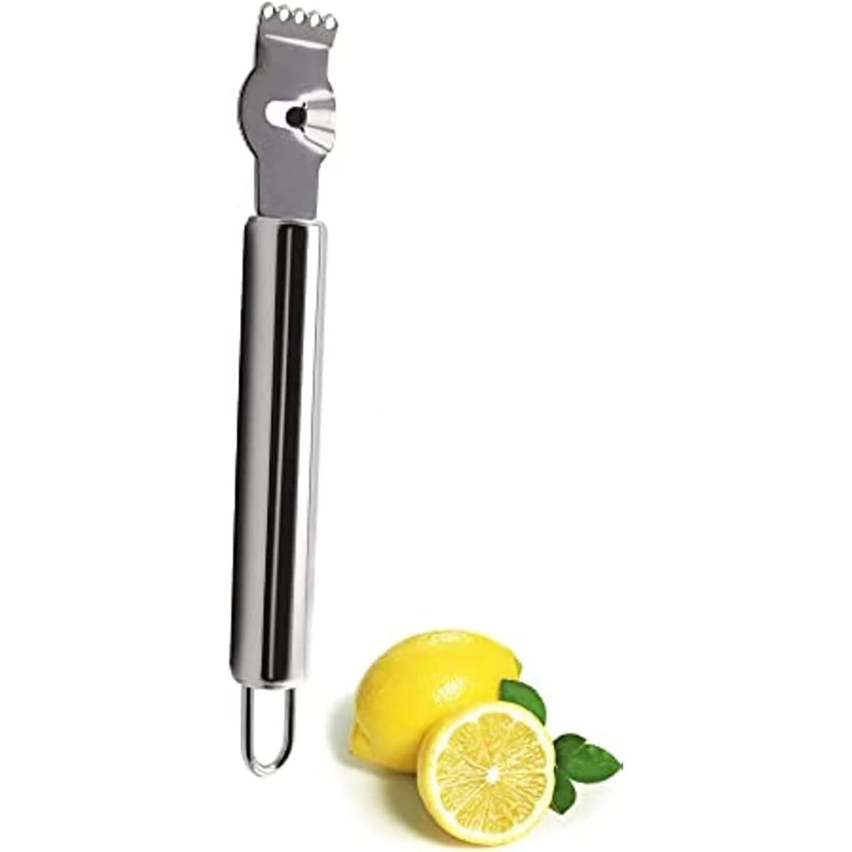 Silver Lemon Zester Tool/Corer - Peeler Channel Knife recension och pris