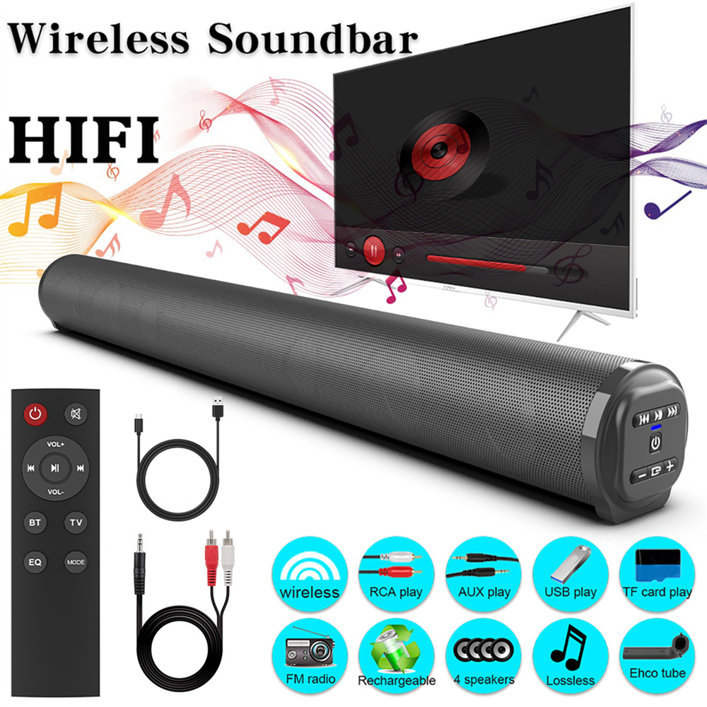 Sound Bar TV Sound System Blue - Home Bar And Theater recension och pris