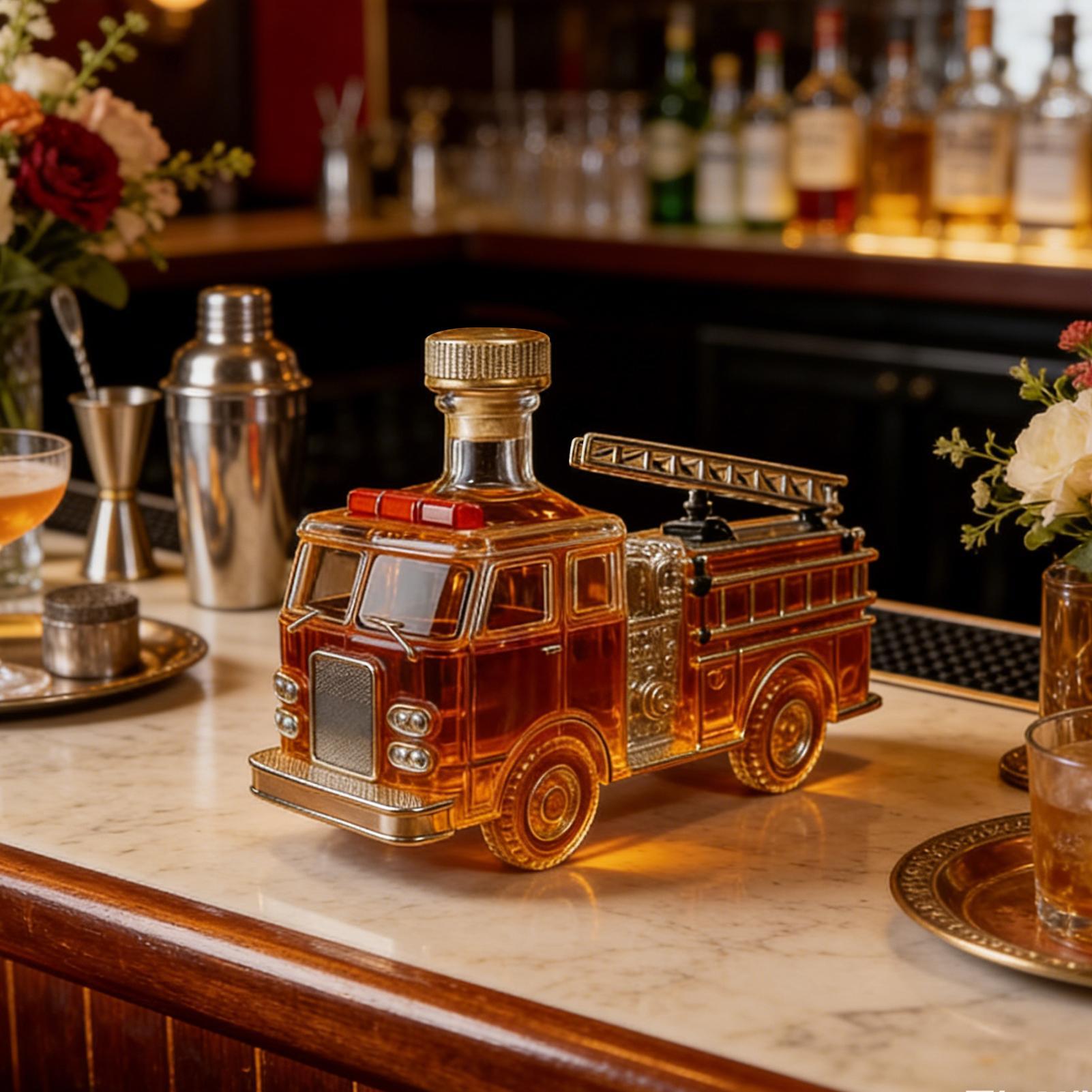 Liquor Bottle 300ml Fire Truck - Home Bar And Cabinet recension och pris