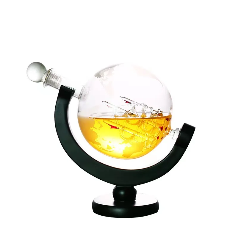 Whiskey Glass Set Crystal Glob - Decanter Globe Set recension och pris