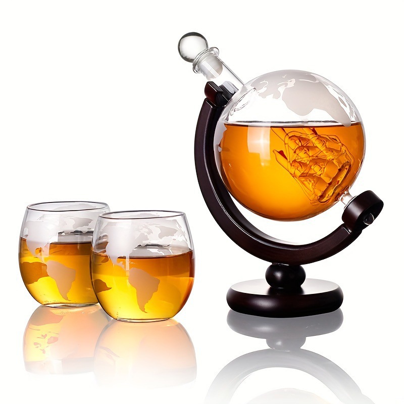 Globe Decanter Sailing Whiskey - Decanter Globe Set recension och pris