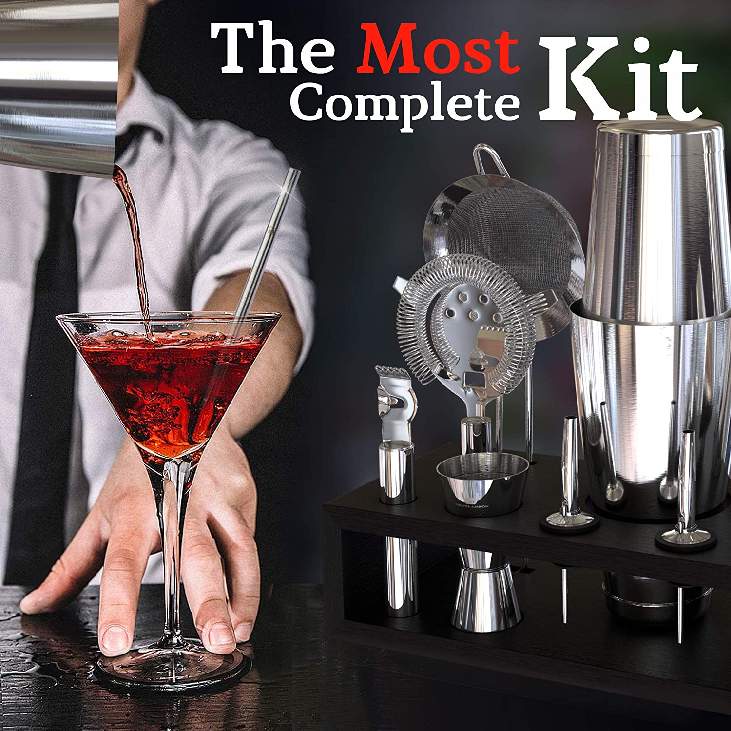 stllCamol 14-Piece Stainless S - Boston Shaker Set recension och pris