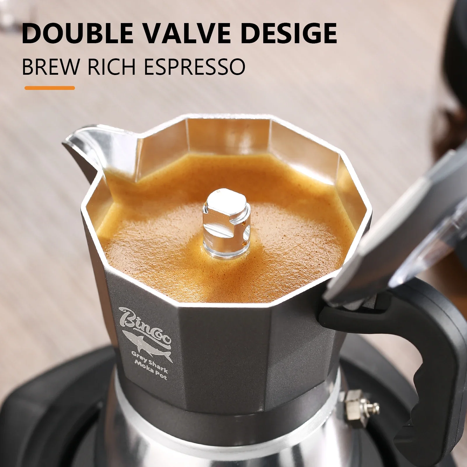 Bincoo 2 Cups Double Valve Mok - Home Barista recension och pris