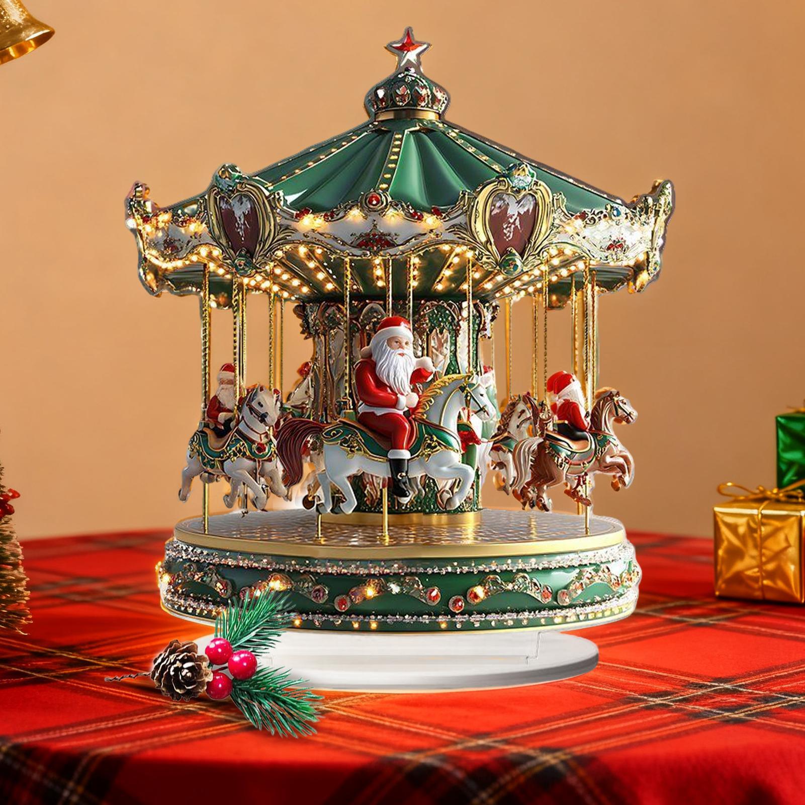 Christmas Carousel Acrylic 2D  - Home Bar Shelves recension och pris