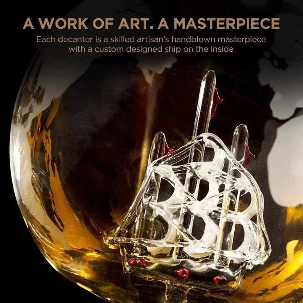 NANCIHUI Creative glass decant - Decanter Globe Set recension och pris