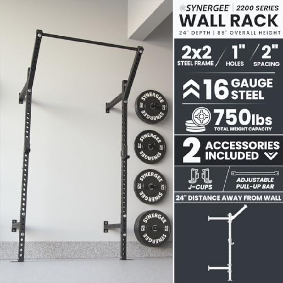 Wall Mounted Squat Rack for ho - Home Bar And Gym recension och pris
