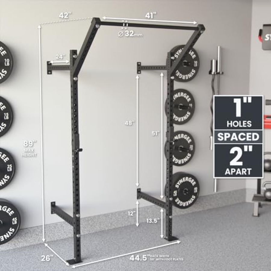 Wall Mounted Squat Rack for ho - Home Bar And Gym recension och pris