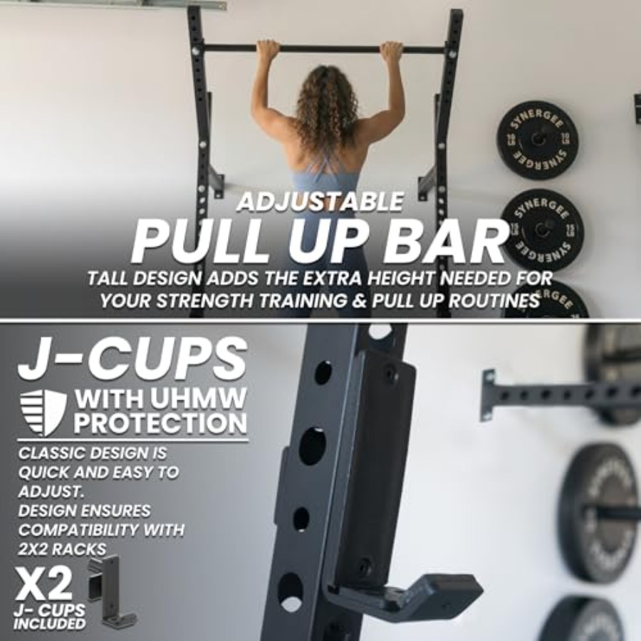 Wall Mounted Squat Rack for ho - Home Bar And Gym recension och pris