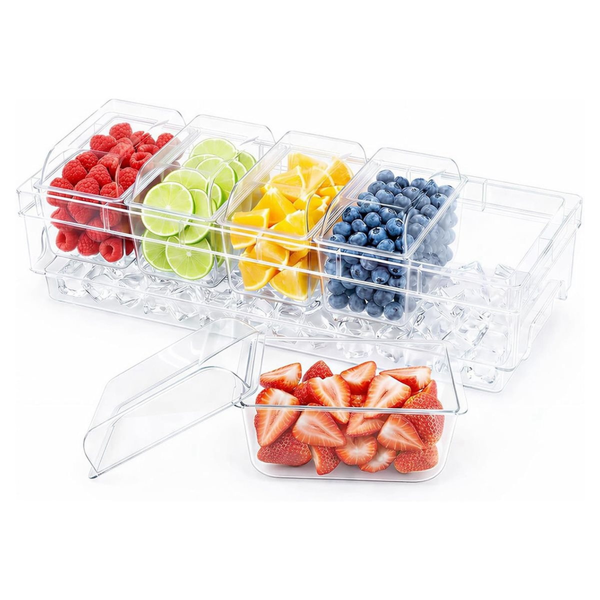 A1846K Chilled Condiment Conta - Garnish Tray Set recension och pris