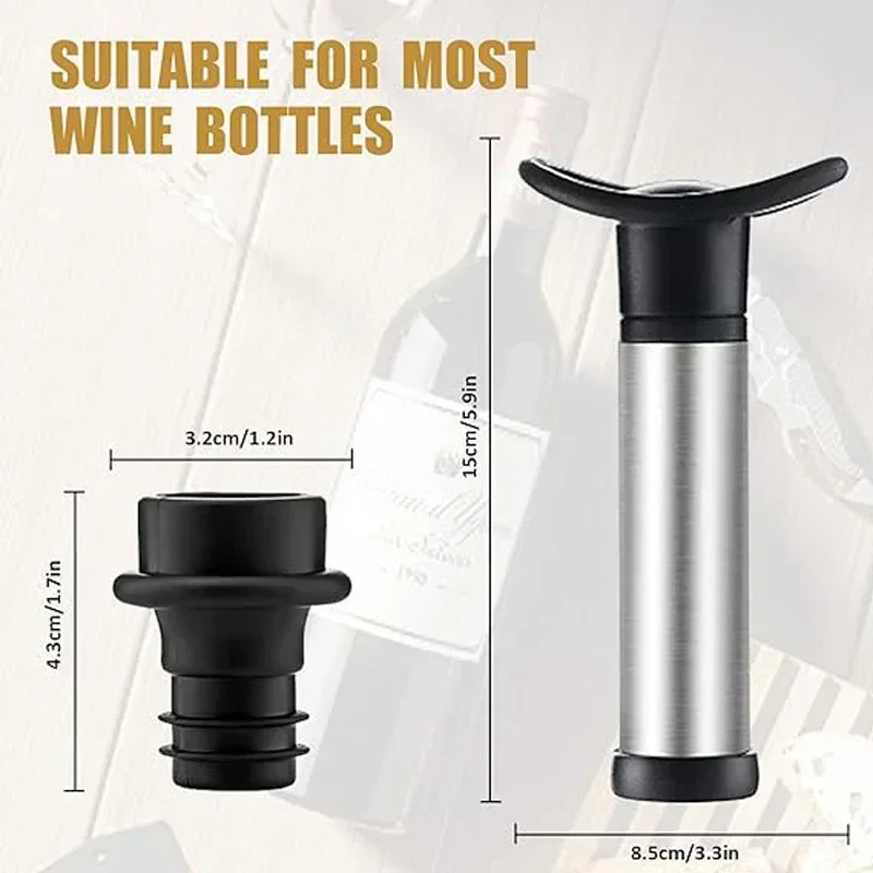 Vacuum Wine Pump Kit with Wine - Wine Preservation Pump recension och pris