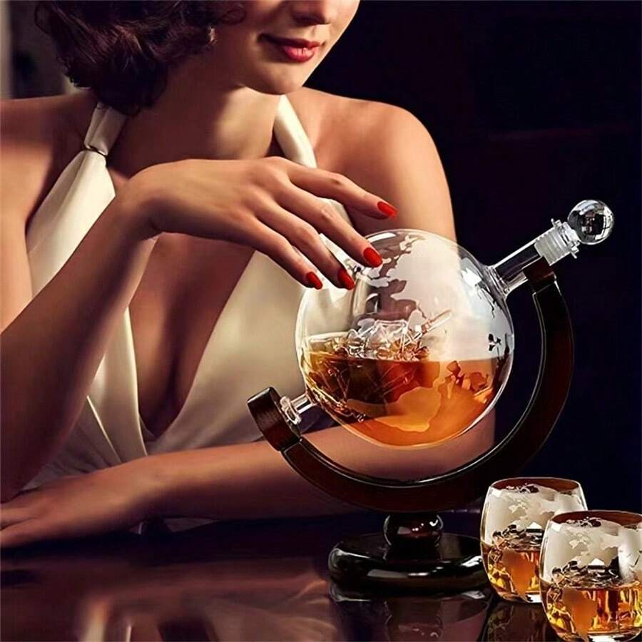 1-piece/3-piece set of globe d - Decanter Globe Set recension och pris