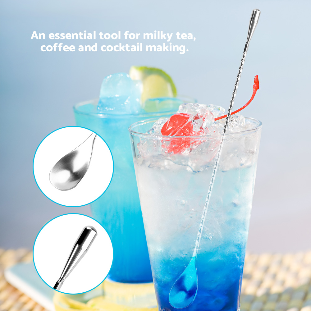 Stainless Steel Bar Wine Cockt - Bar Spoon Twisted recension och pris