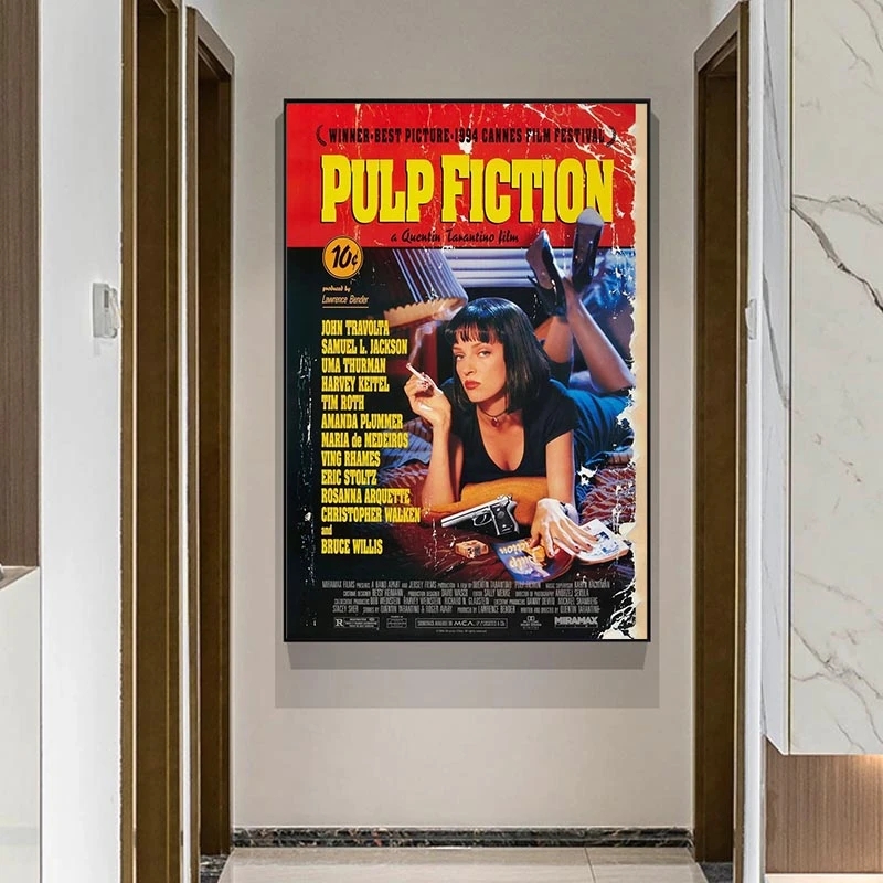 Classic Movie Pulp Fiction Pos - Home Bar And Theater recension och pris