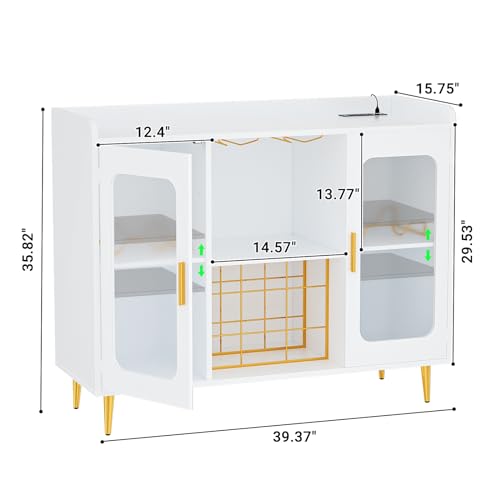 Liquor Cabinet Bar with Power  - Home Bar And Cabinet recension och pris