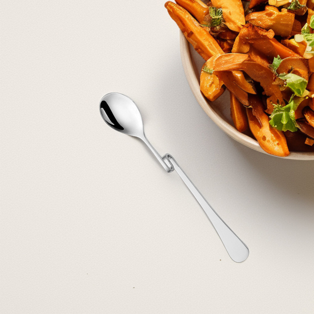 6Pcs Stainless Steel S Shape H - Bar Spoon Twisted recension och pris