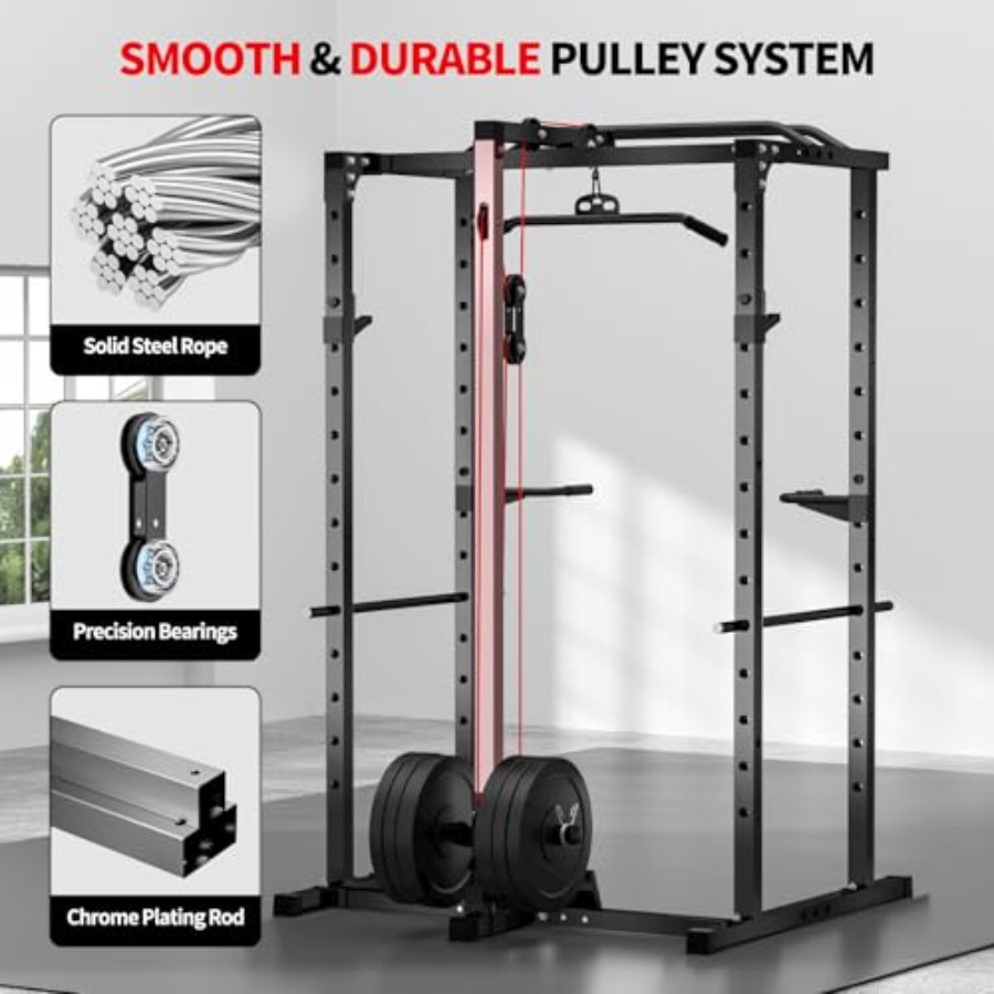 Home gym power rack with LAT p - Home Bar And Gym recension och pris