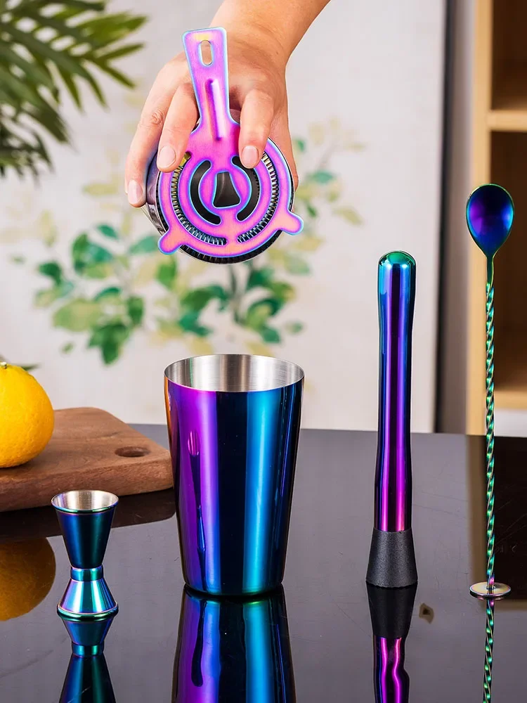 5/7pcs Rainbow Cocktail Shaker - Boston Shaker Set recension och pris
