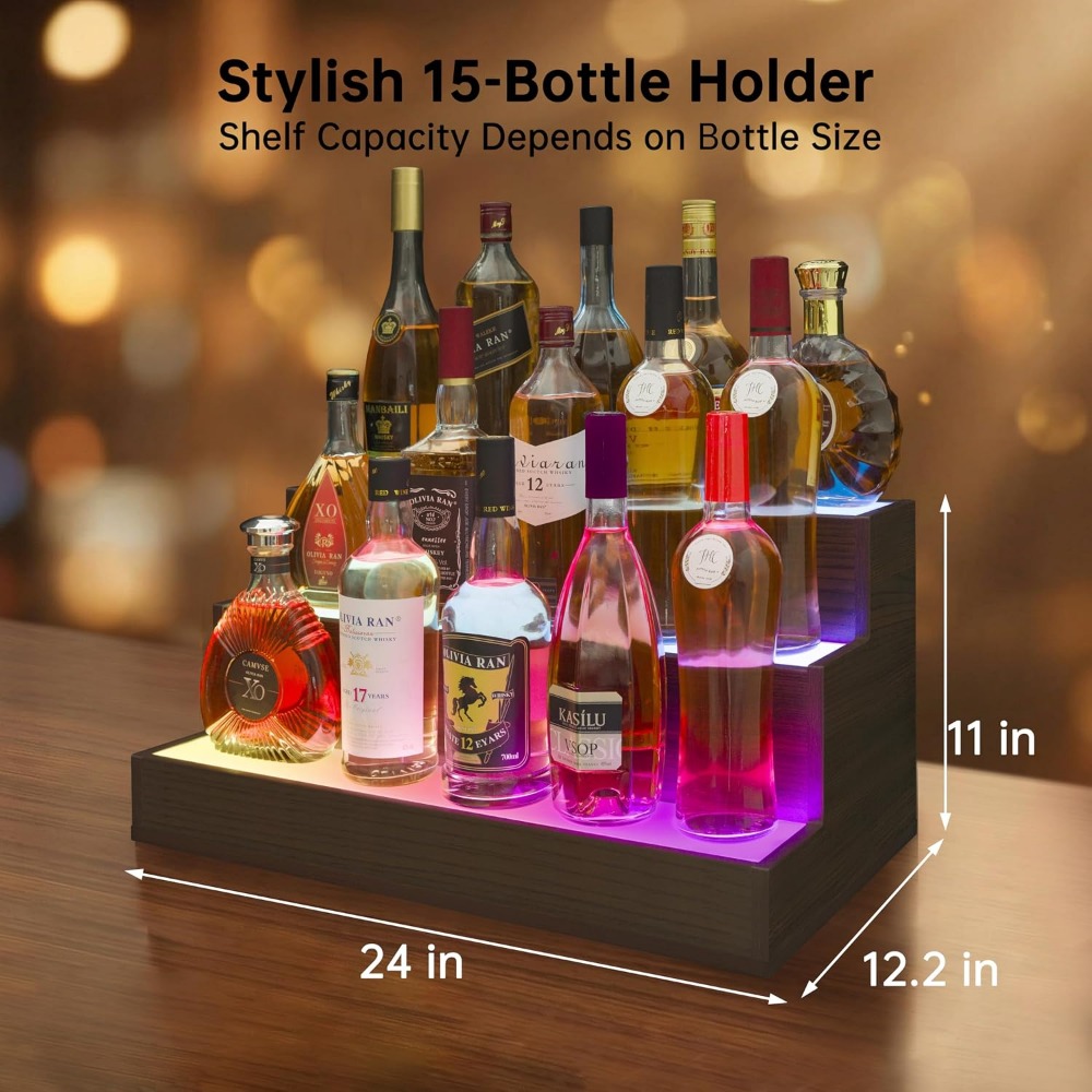 Home Bar LED Bottle Display Sh - Home Bar Shelves recension och pris
