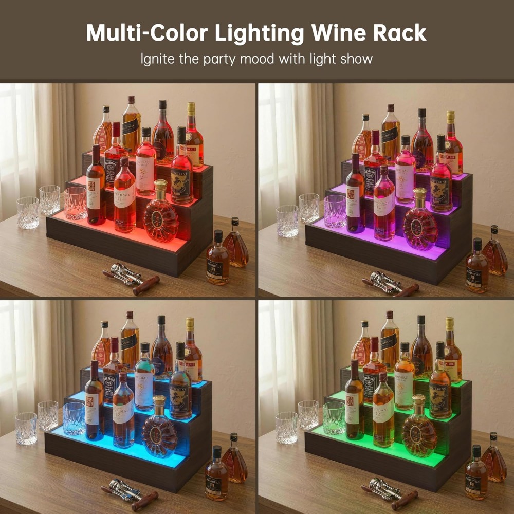 Home Bar LED Bottle Display Sh - Home Bar Shelves recension och pris