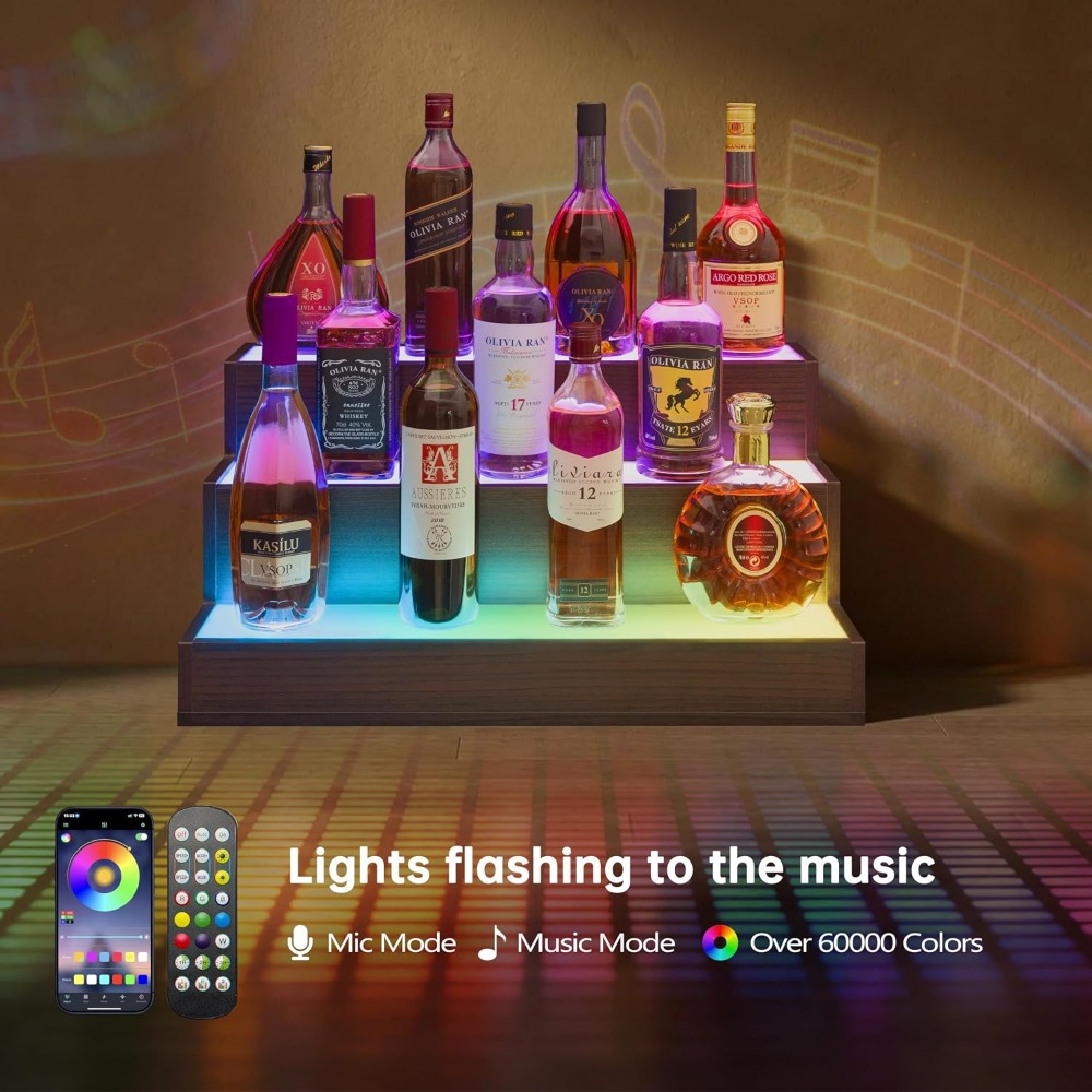 Home Bar LED Bottle Display Sh - Home Bar Shelves recension och pris