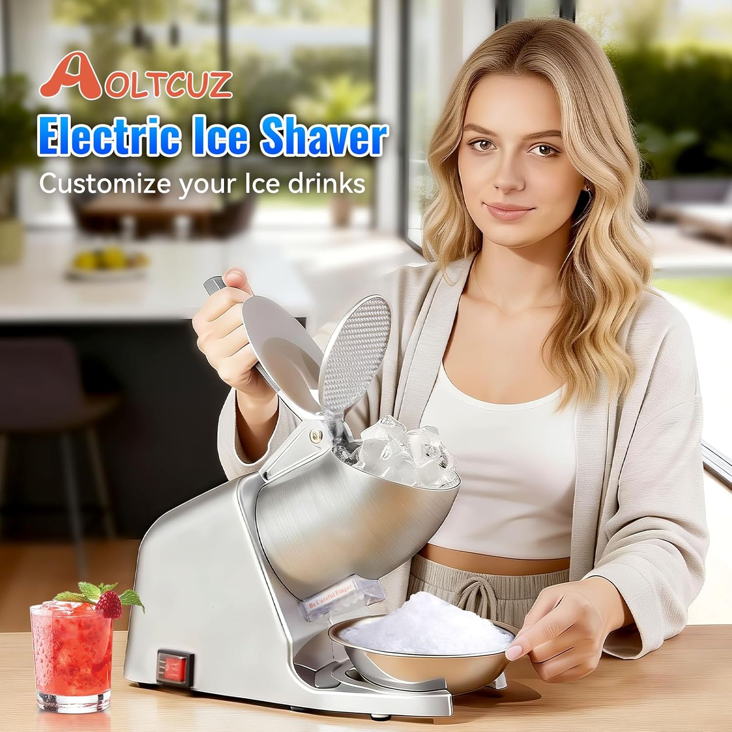 186lbs/h Dual Blade Ice Shaver - Ice Pick Pick recension och pris