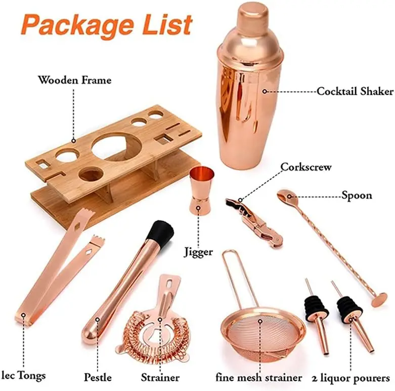Bartender Kit 12-Piece Boston  - Boston Shaker Set recension och pris