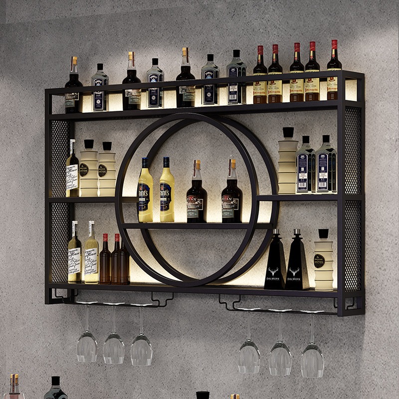 Bar wine rack wall-mounted win - Home Bar Stand recension och pris