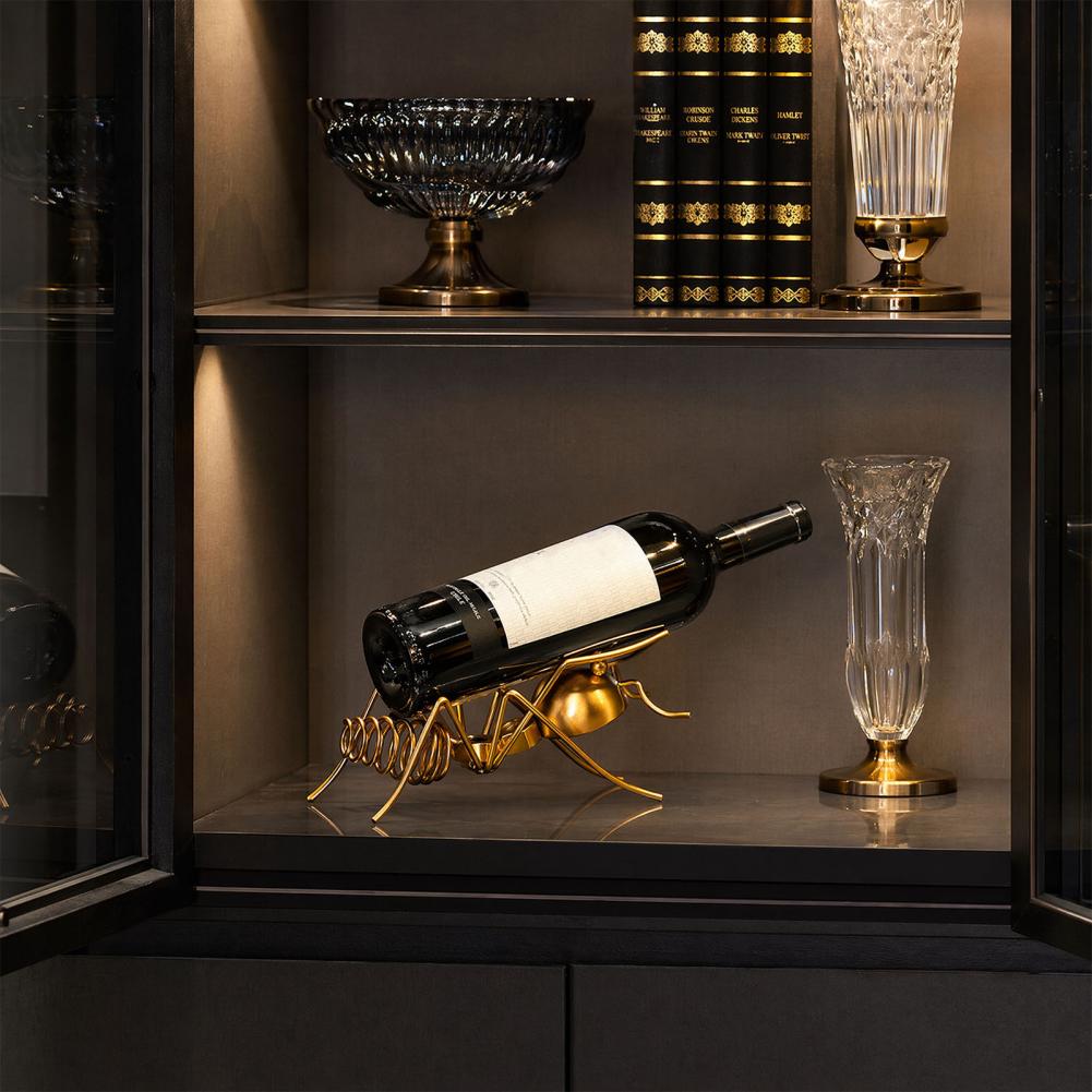 Solid Metal Wine Stand Unique  - Home Bar Stand recension och pris