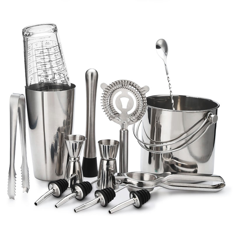 Cocktail Shaker Bar Set Stainl - Boston Shaker Set recension och pris
