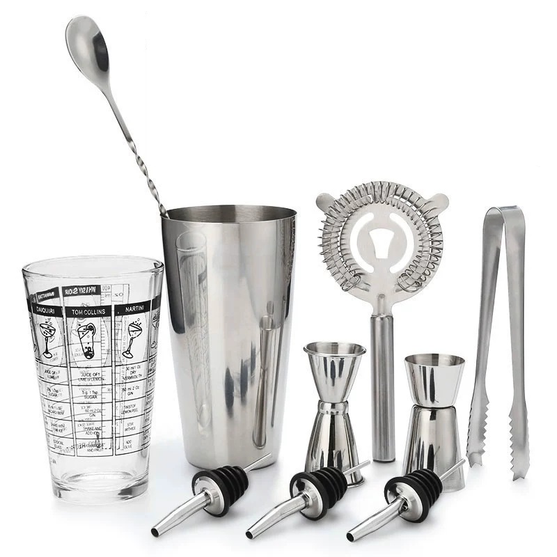 Cocktail Shaker Bar Set Stainl - Boston Shaker Set recension och pris