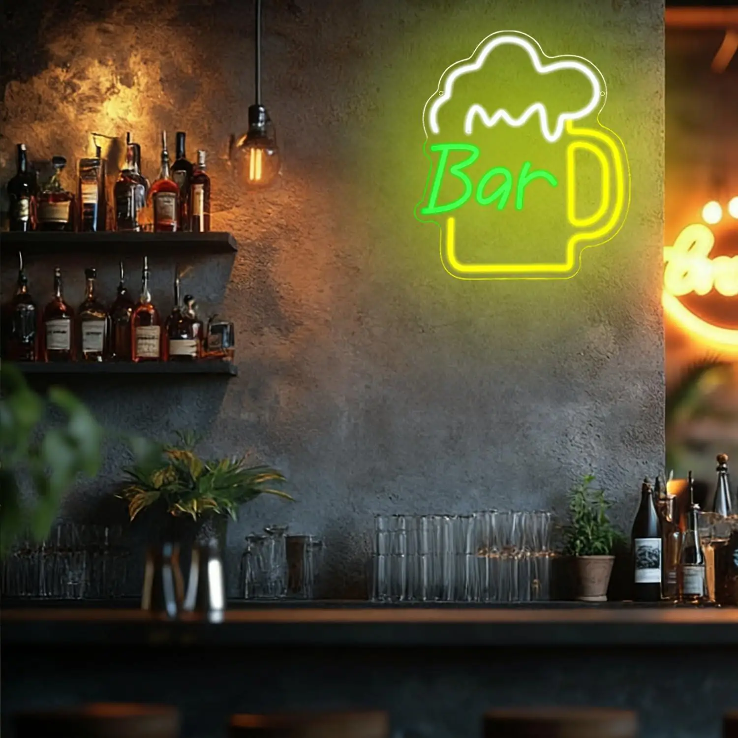Beer Bar Neon Sign USB Dimmabl - Home Bar Signs recension och pris