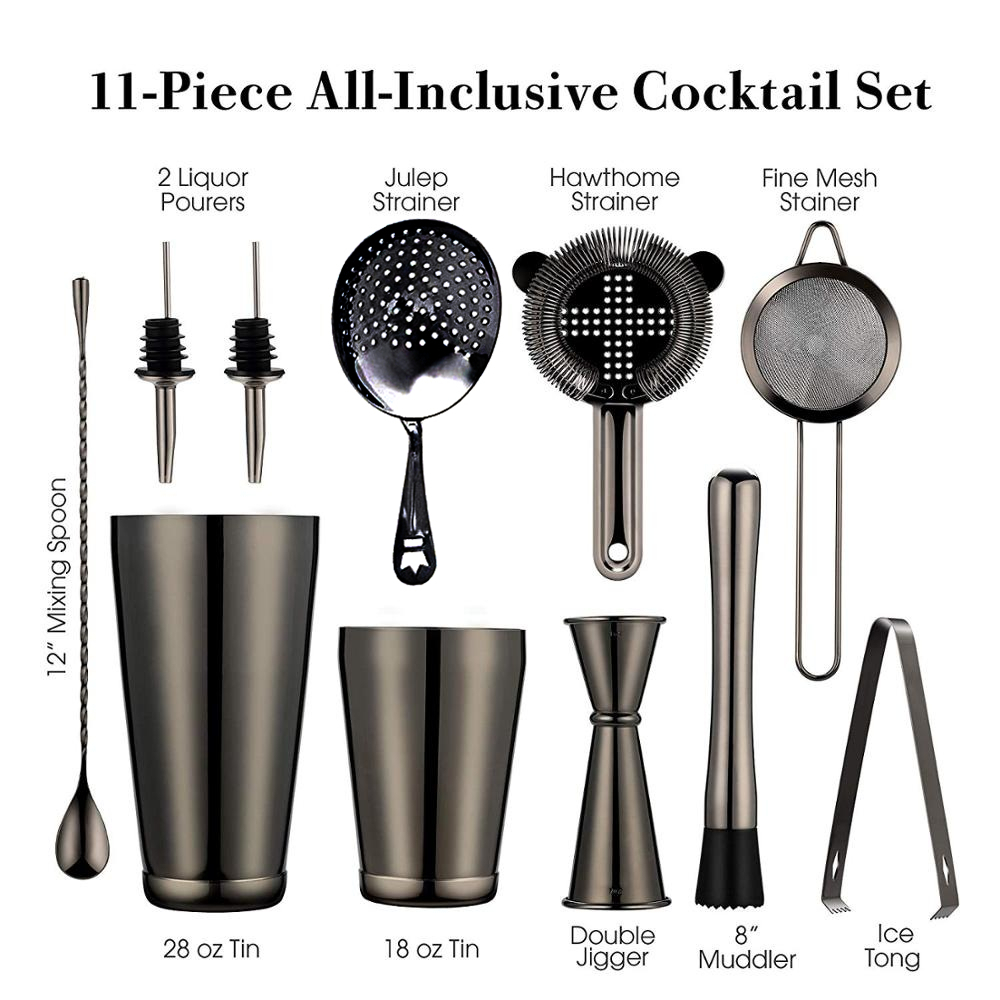 Cocktail Shaker Bar Set: 2 Wei - Boston Shaker Set recension och pris