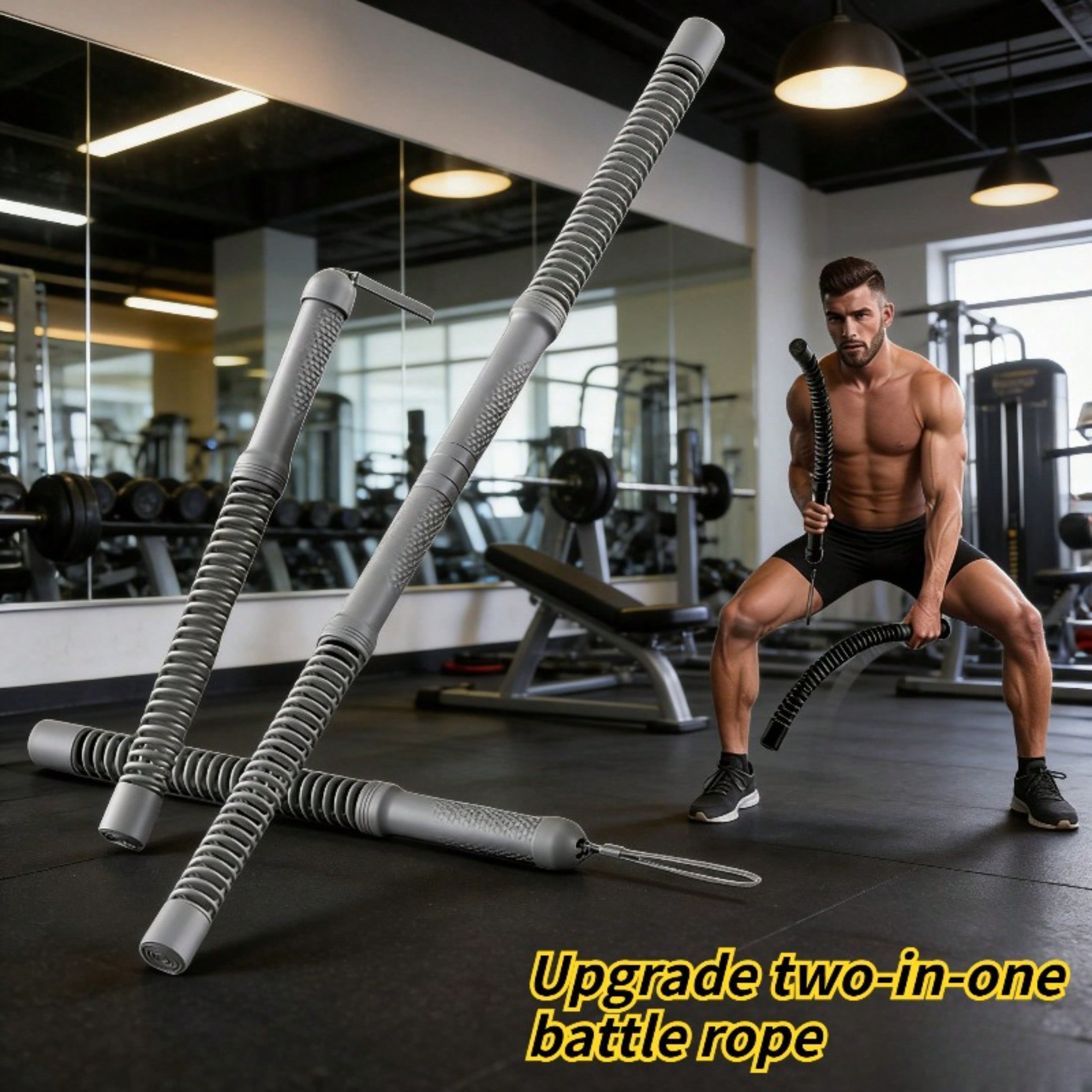 2-in-1 Upgraded Cordless Battl - Home Bar And Gym recension och pris