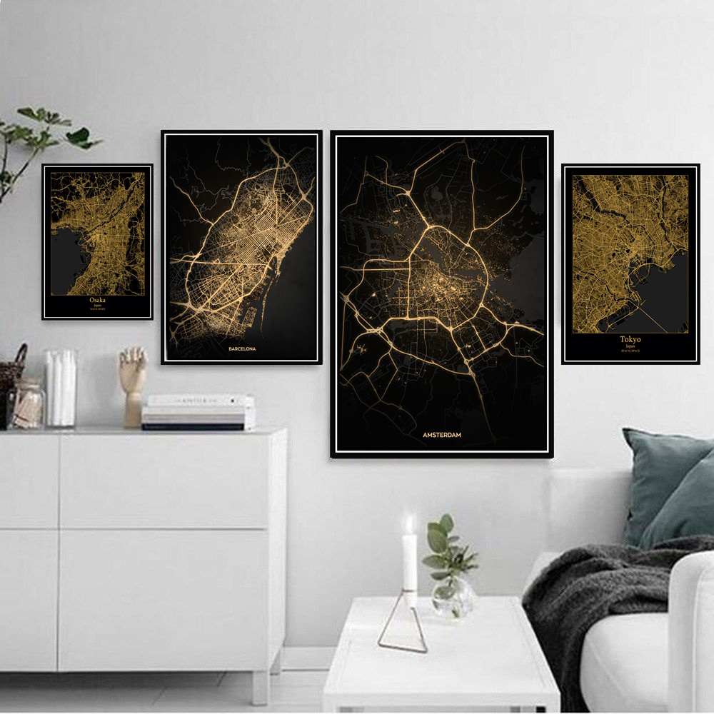Poster Prints Amsterdam Tokyo  - Home Barcelona recension och pris