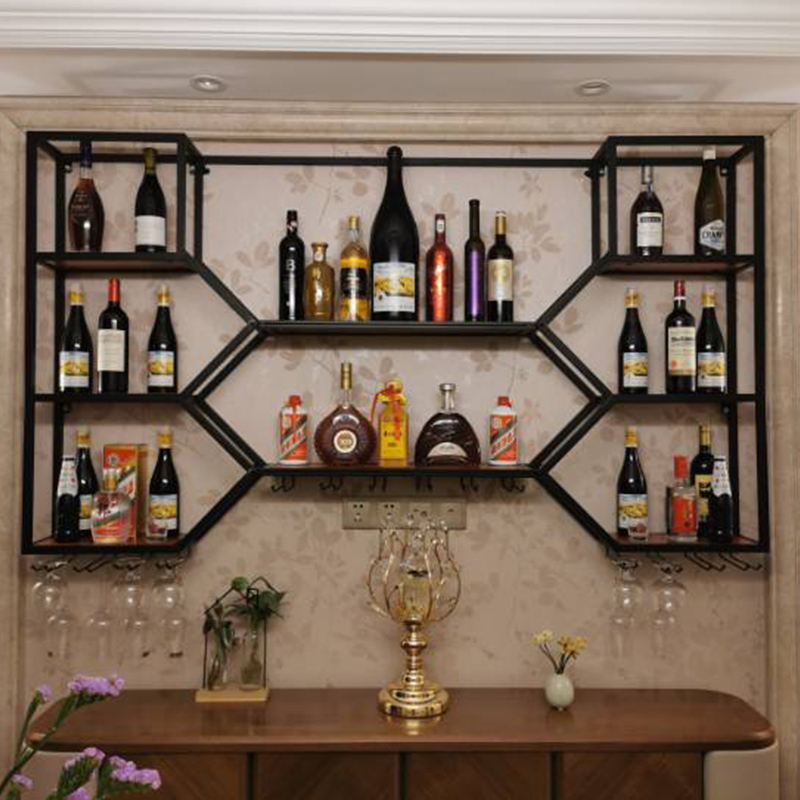 Metal Shelves Wine Cabinet Liv - Home Bar Shelves recension och pris