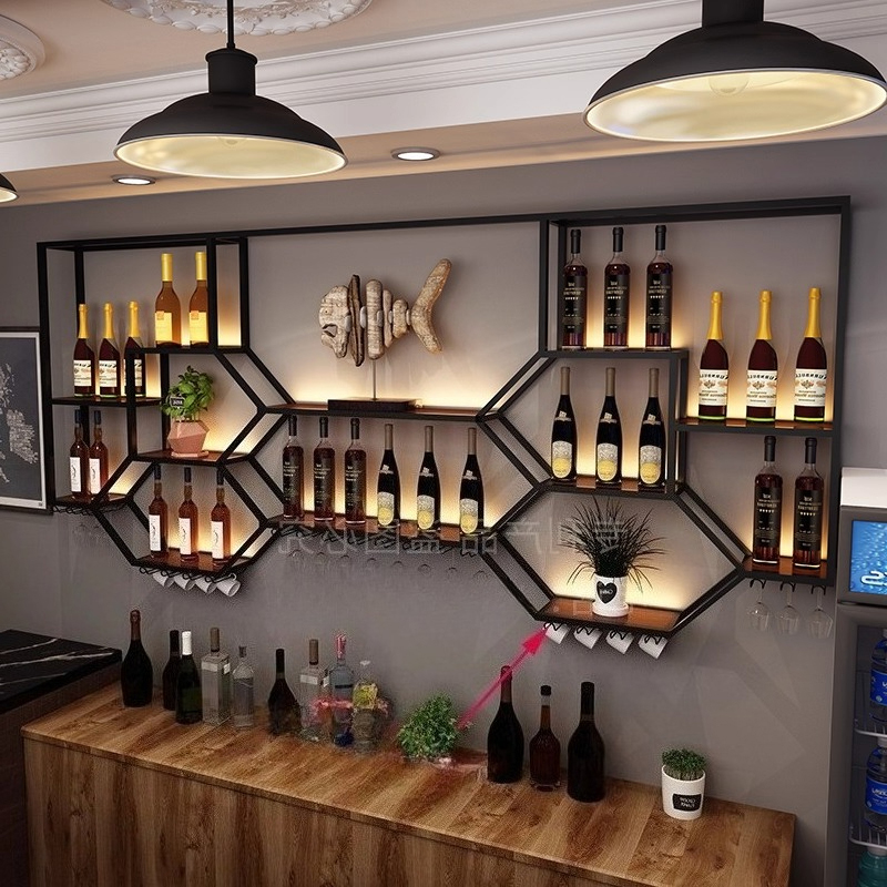 Metal Shelves Wine Cabinet Liv - Home Bar Shelves recension och pris