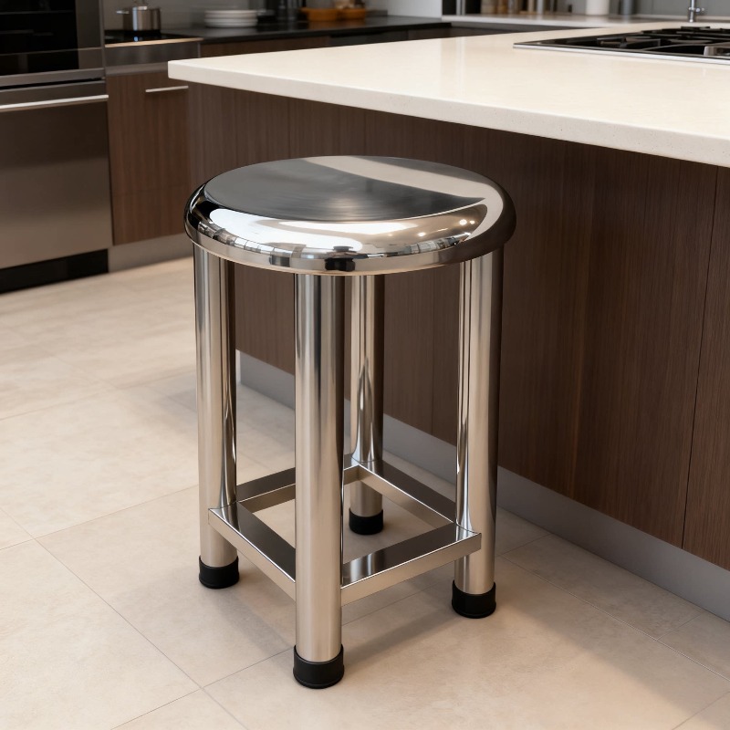 304 Stainless Steel Round Stoo - Home Bar Lounge recension och pris